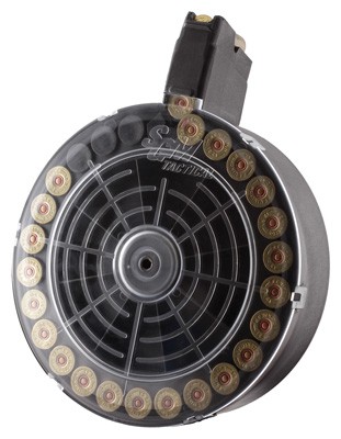 SGM Tactical 25-Round Drum Magazine for VEPR 12 Gauge Shotgun Polymer