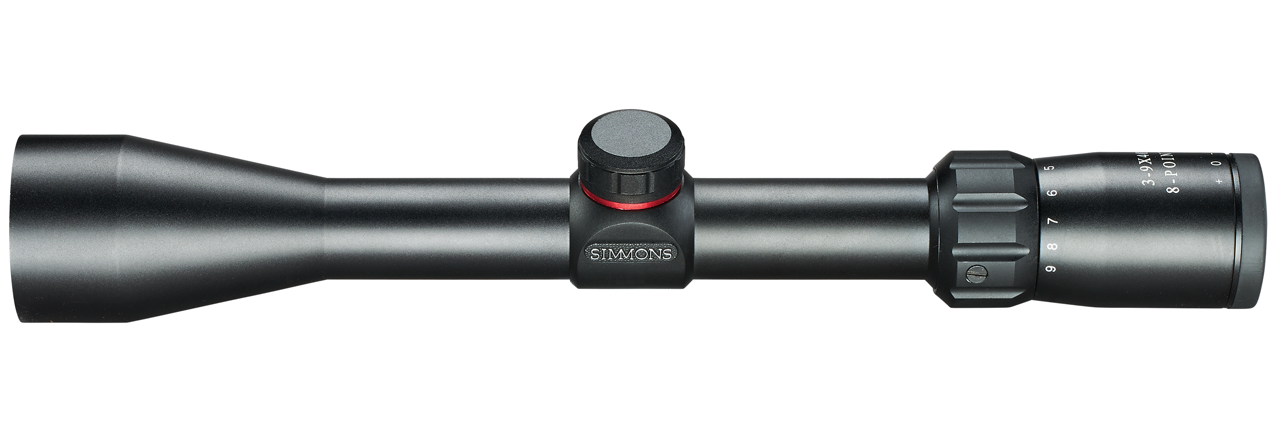 Simmons 8 Point Riflescope Black 4-12x40 Truplex Reticle w/ Rings