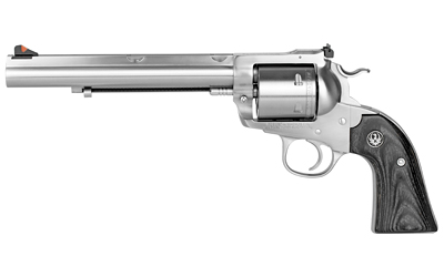 Ruger 0862 Super Blackhawk Hunter Large Frame 44 Rem Mag/44 Special 6rd 7.50" Satin Stainless w/Integral Mount Barrel, Cylinder & Frame, Bisley Black Laminate Grip, Transfer Bar Safety - 0862 - 736676008629
