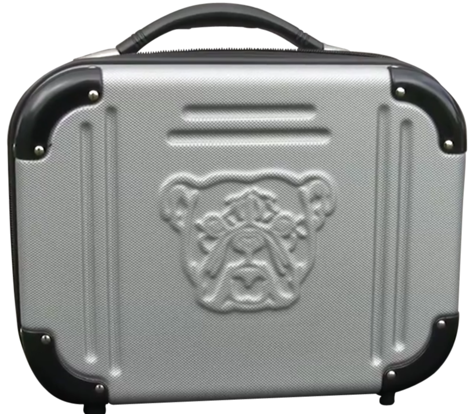 Bulldog BD580 Double Molded Pistol Case Black/Gray ABS Polymer Holds 4 Handguns