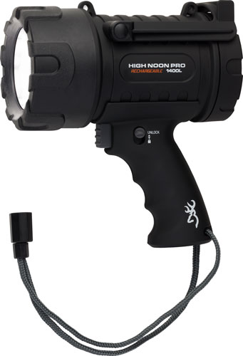 Browning High Noon LED Spotlight 1400 Lumens Waterproof Floatable 600 Yards - 3717775 - 023614842521