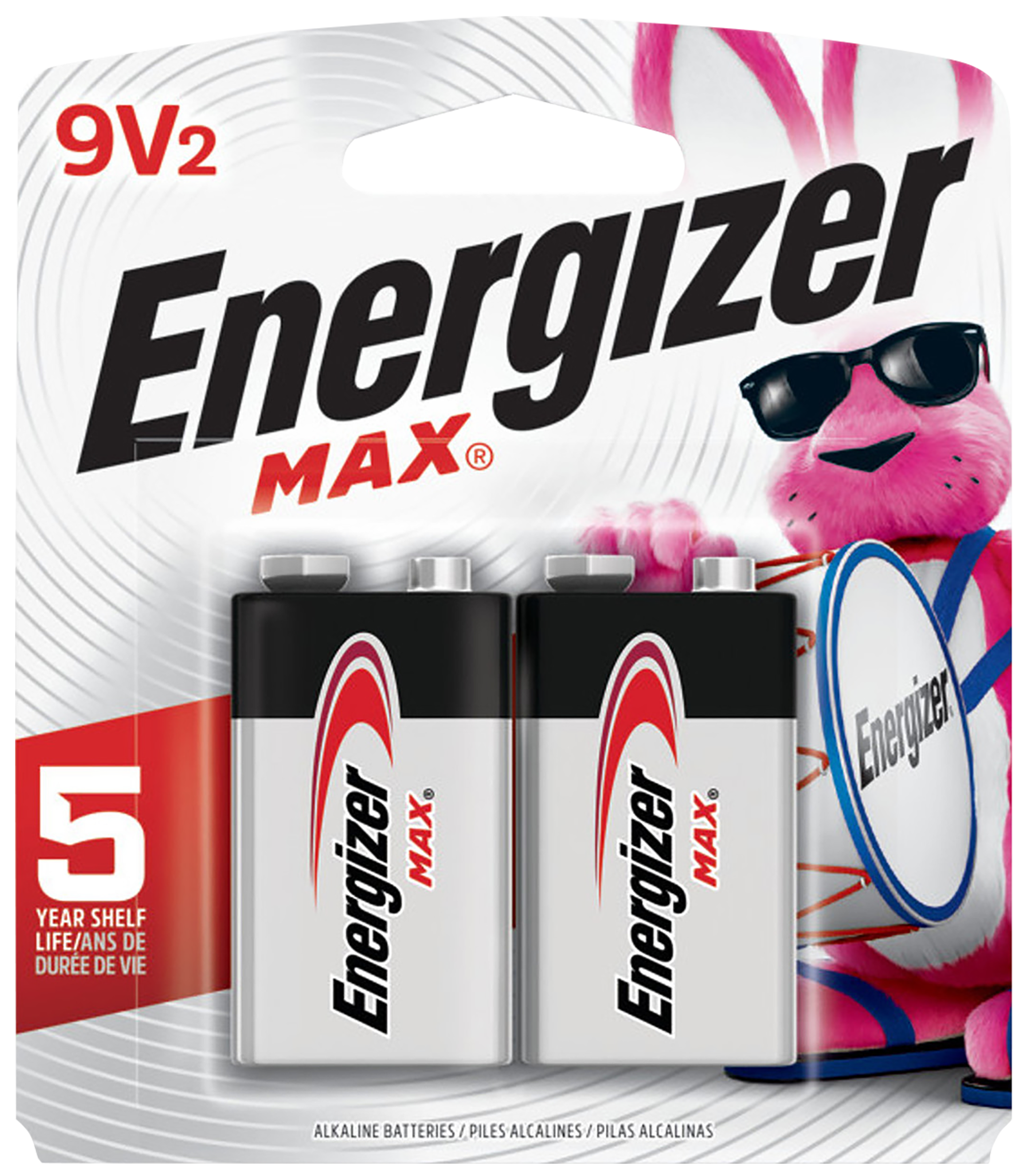 Energizer 522BP2 MAX 9V Battery  Alkaline 9.0 Volts, Qty (24) 2 PK