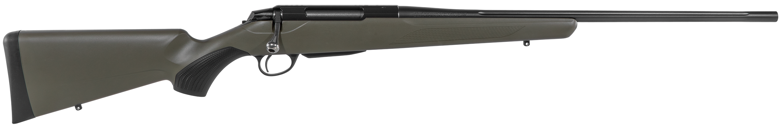 Tikka T3x Superlite 350 Legend 24.3in 3+1 Rd Matte Blued Fluted Barrel OD Green