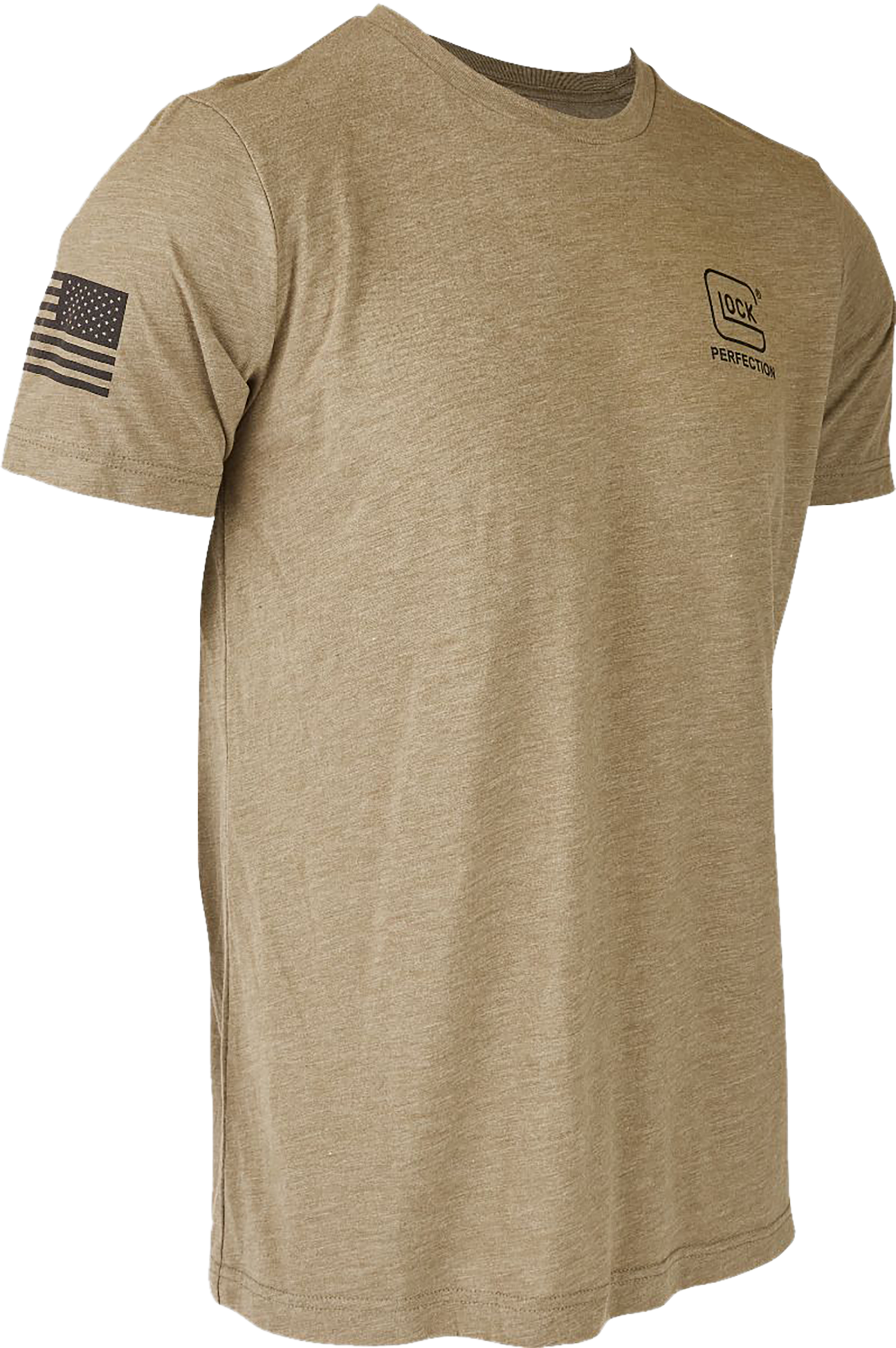 Glock AP96316 2nd Amendment Tee  Olive Cotton/Polyester Short Sleeve 2XL