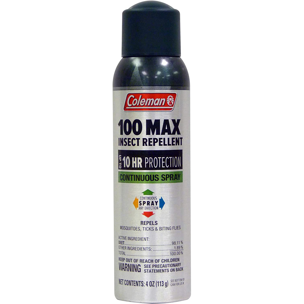 Coleman Max Insect Repellent 4oz - 100% Deet - Continuous Spray Coleman Max Insect Repellent 4oz - 100% Deet - Continuous Spray