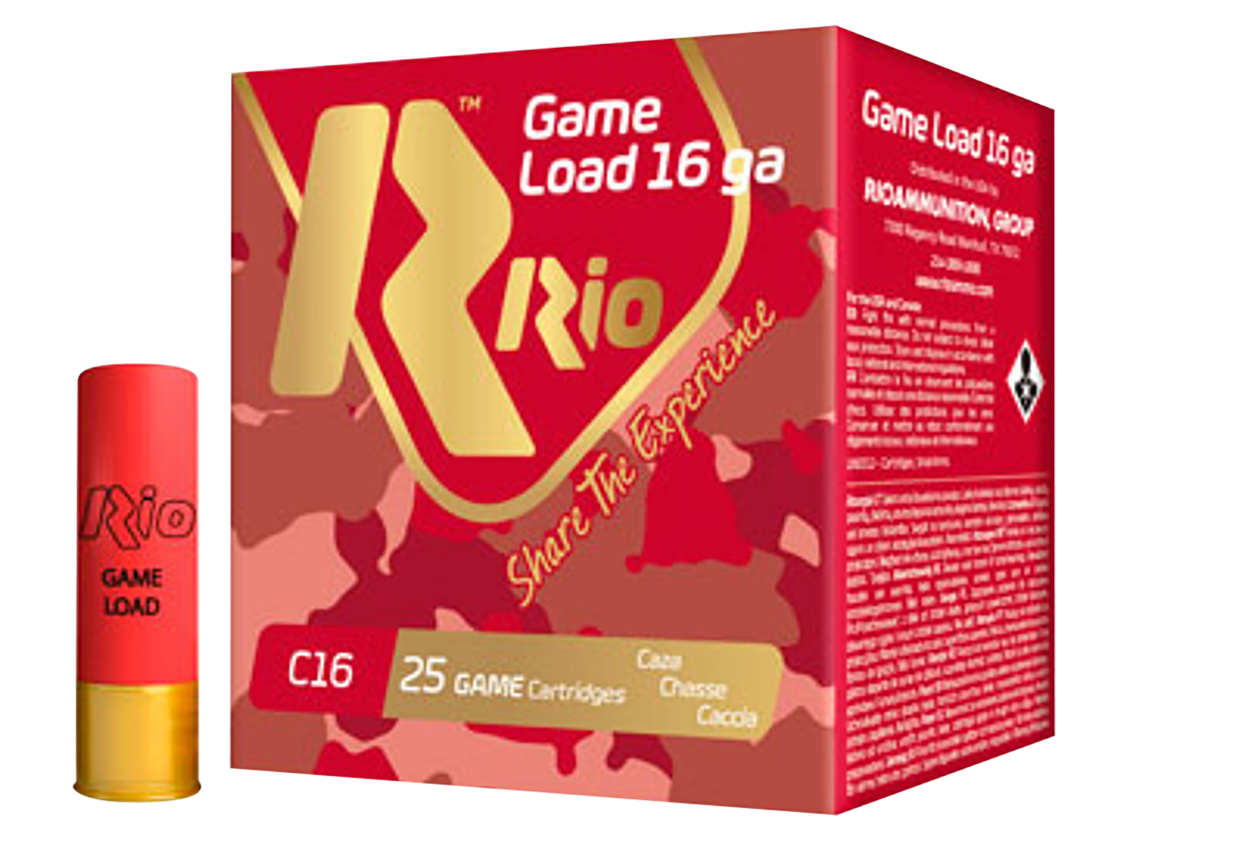 Rio Ammunition RCHV1675 Game Load  16Gauge 2.75" 1 1/8oz 7.5Shot 25 Rounds