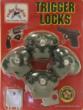 Bulls Eye Peace Keeper Plastic Keyed Trigger Lock - 4 Pack