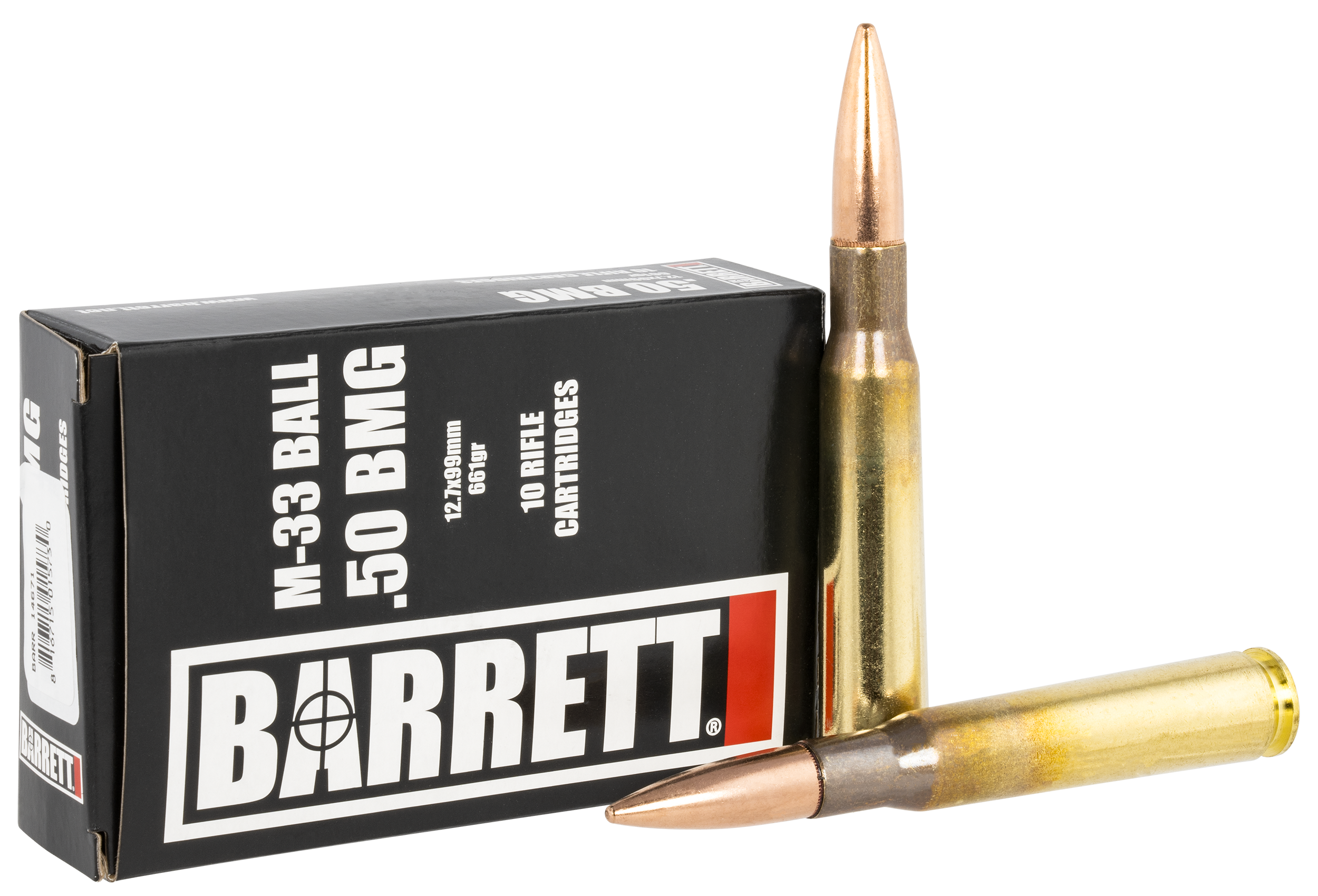 Barrett 14671 Rifle Match Grade 50BMG 661gr M33 Ball 10 Per Box/25 Case