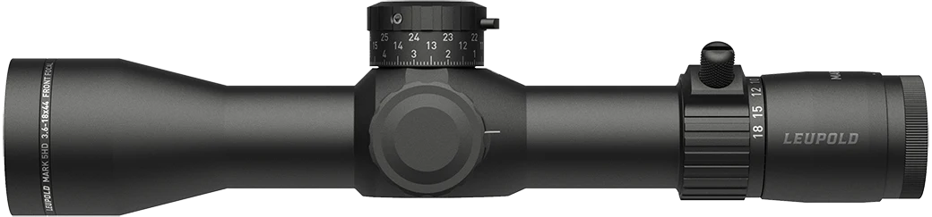 Leupold 182943 Mark 5HD  Matte Black 3.6-18x44mm, 35mm Tube, FFP PR2 MIL Reticle
