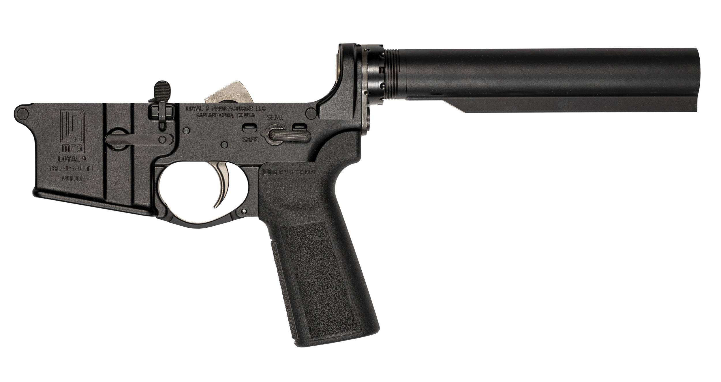 Sons of Liberty Gun Works M4Lower Ms Ns L9 Angry Patriot 5.56 NATO 16in 30rd Finish