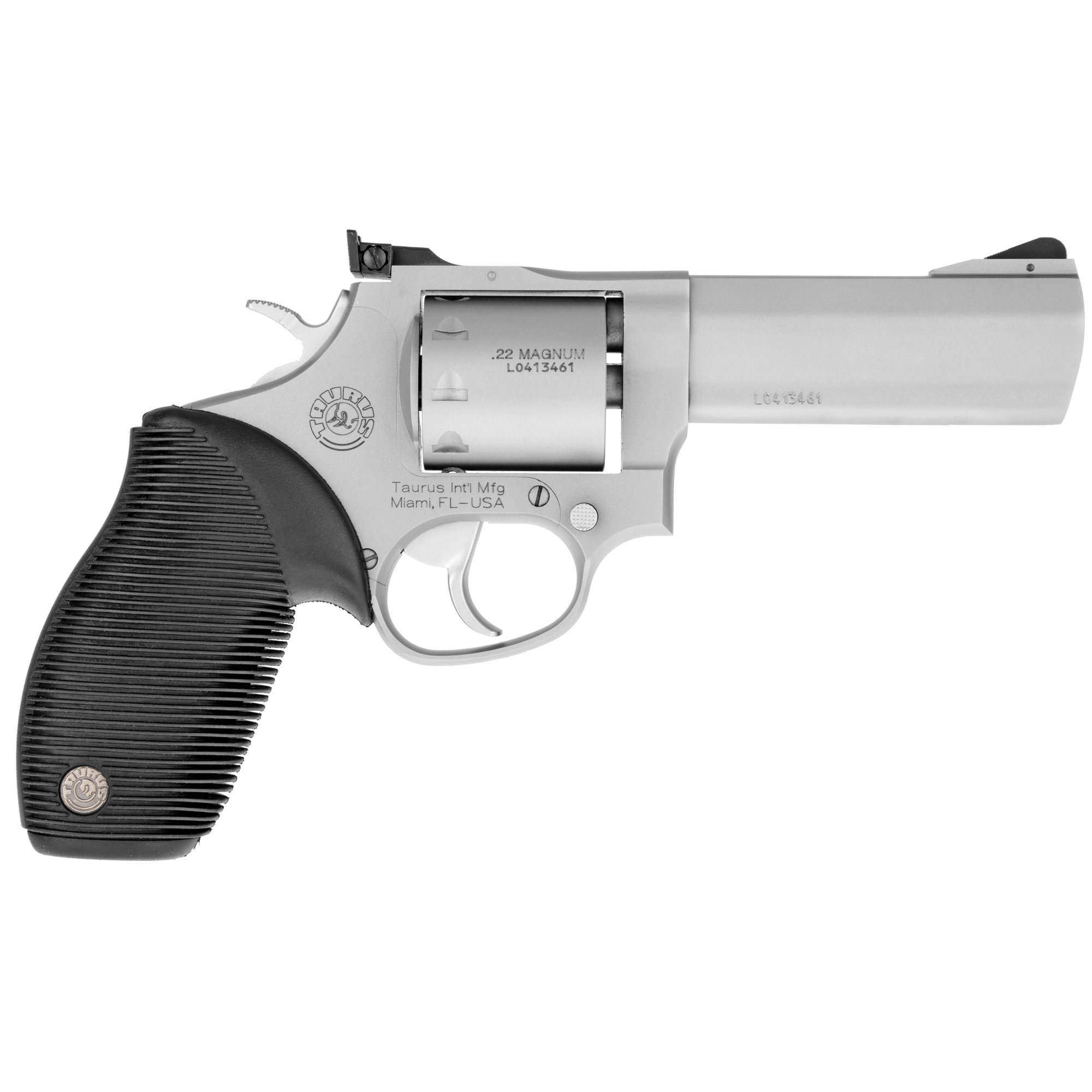 Taurus 992 Tracker Revolver .22LR/.22 Magnum 4 Inch 9 Rounds Stainless Frame - 2-992049 - 725327610212