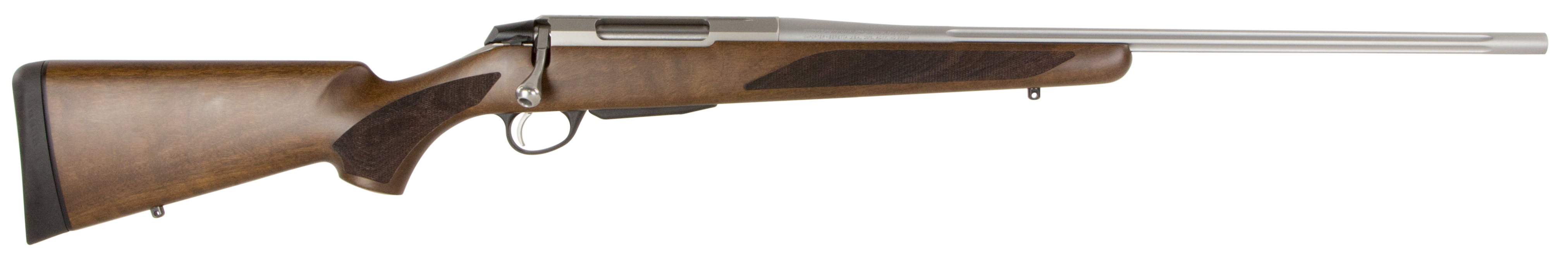 Tikka JRTXA751 T3x Hunter 6.5x55 Swedish 3+1 22.40" Fluted Barrel, Stainless Steel Metal Finish, Oiled Wood Stock