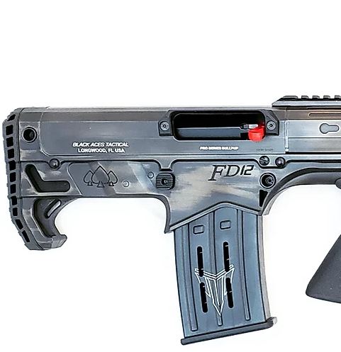 Black Aces Pro Series Bullpup Pump Shotgun - Distressed Bronze | 12ga | 18.5" Barrel | Barrel Shroud