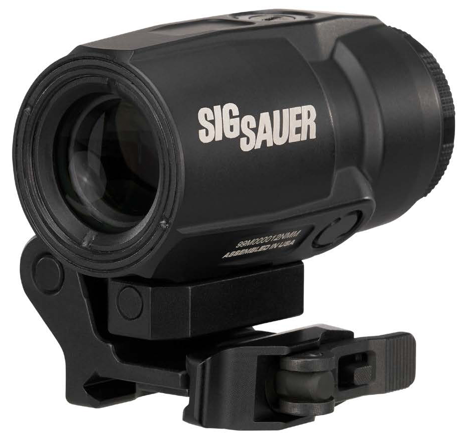 Sig Sauer Juliet3T Micro Magnifier 3x 22mm Msar Compatible Powercam90 Qr Mount 63mm Eye Relief