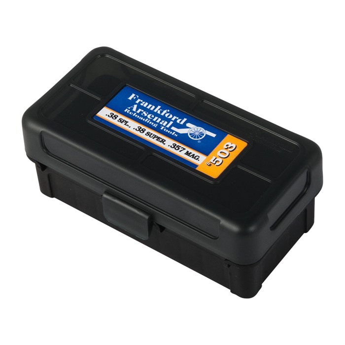 38 SPECIAL, 357 MAGNUM #503 HINGE-TOP AMMO BOX 50 CT.