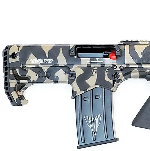 Black Aces Pro Series Bullpup Pump Shotgun - Tiger Stripe | 12ga | 18.5" Barrel | Barrel Shroud