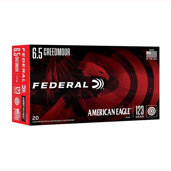 AMERICAN EAGLE 6.5 CREEDMOOR 120GR TOTAL METAL JACKET 20/BOX