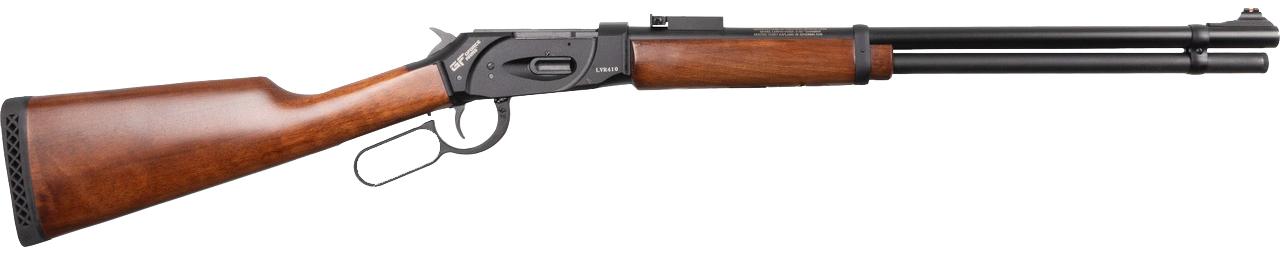 Gforce Arms GFLVR410S Saddlehorn  Lever 2.50" 9+1 24" Black Steel Barrel, Black Picatinny Rail Aluminum Receiver, Fixed Walnut Stock