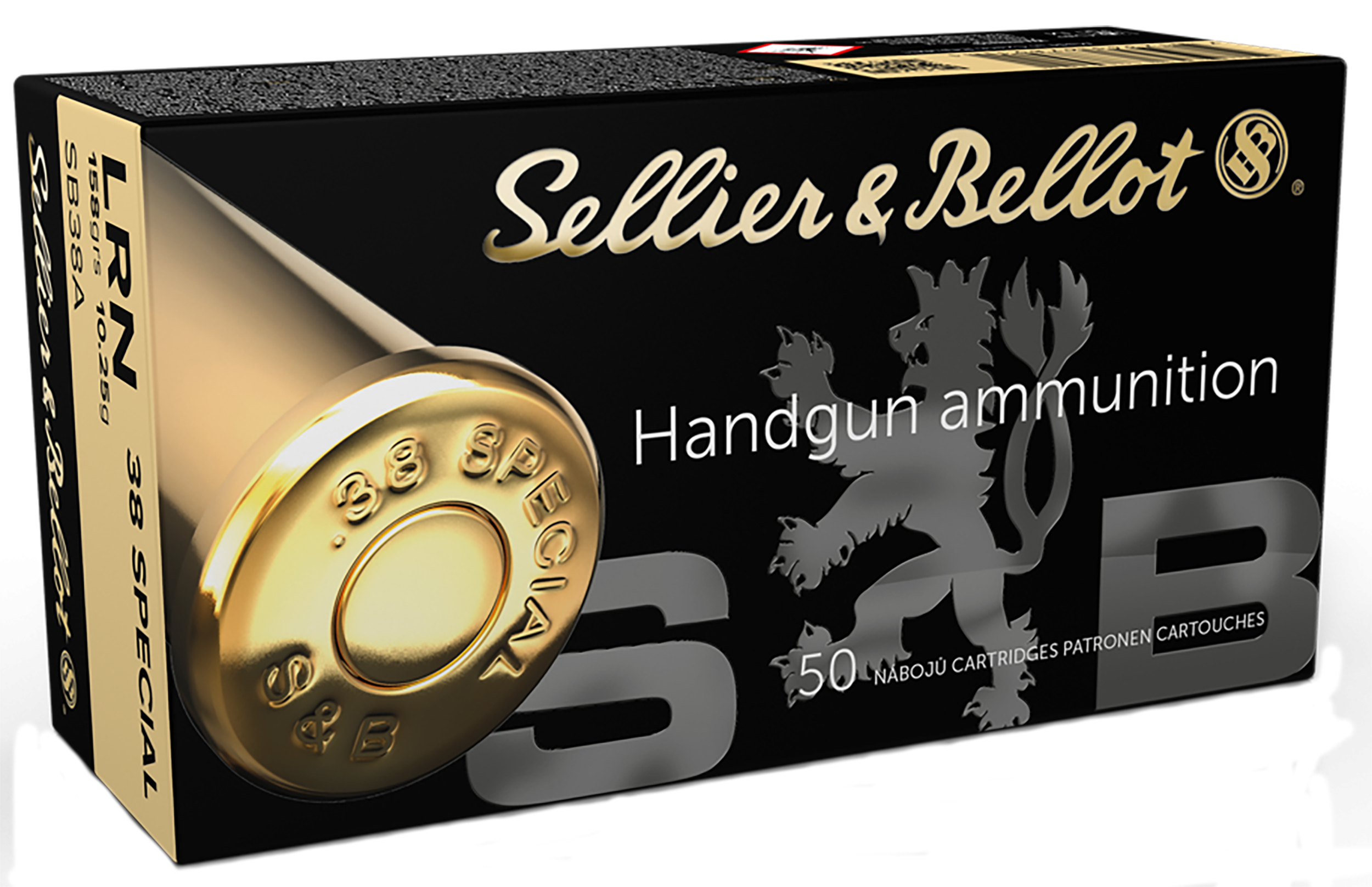 Sellier & Bellot SB38A Handgun 38Special 158gr Lead Round Nose 50 Rounds Sellier & Bellot SB38A Handgun 38Special 158gr Lead Round Nose 50 Rounds
