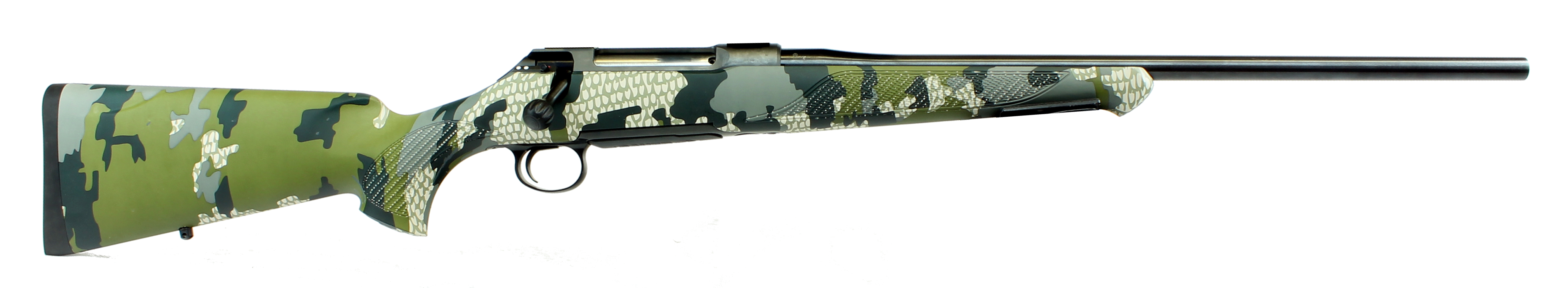 Sauer S1KVERDE65C 100  6.5 Creedmoor  5+1 22" Matte Blued Barrel & Receiver, Exclusive KUIU Verde Camo Fixed Ergo Max Stock, Three-Position Safety