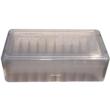 MTM .38/.357 Mag 50-Round Slip Top Handgun Ammo Box Smoke