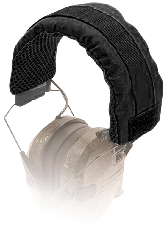 Walker's GWPHDBNDV Razor Headband Wrap Nylon Black with Molle Webbing