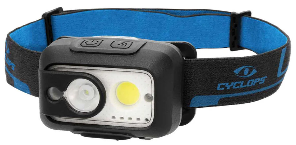 Cyclops Cyc Eclipse Lite Headlamp 520 Lumens Usb Rechargeable Red Light Adjustable Beam