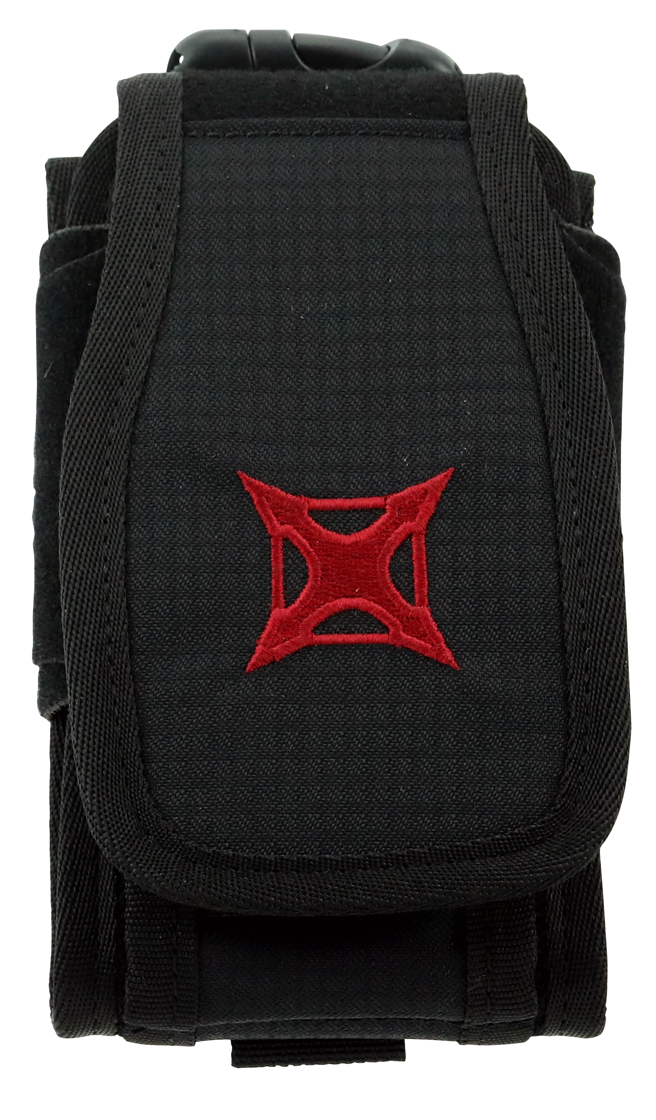 Vertx VTX5140BK Phone/Multi-Tool Pouch VTX 7" H x 4" W x 2" D Black Cordura w/Velcro Closing