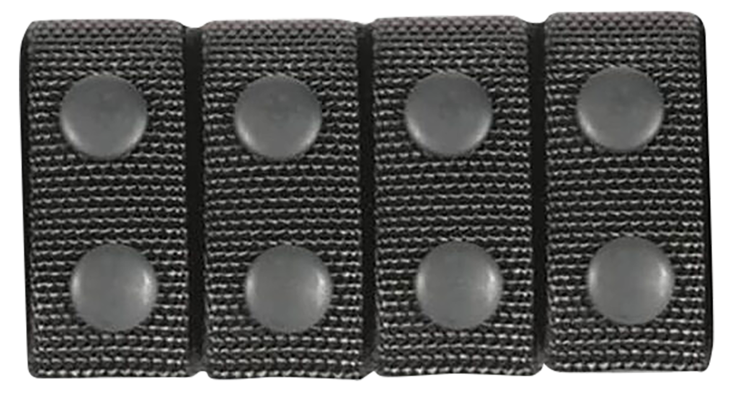 Blackhawk 44B351BK Belt Keeper  2.25" Black Nylon Snap Mount