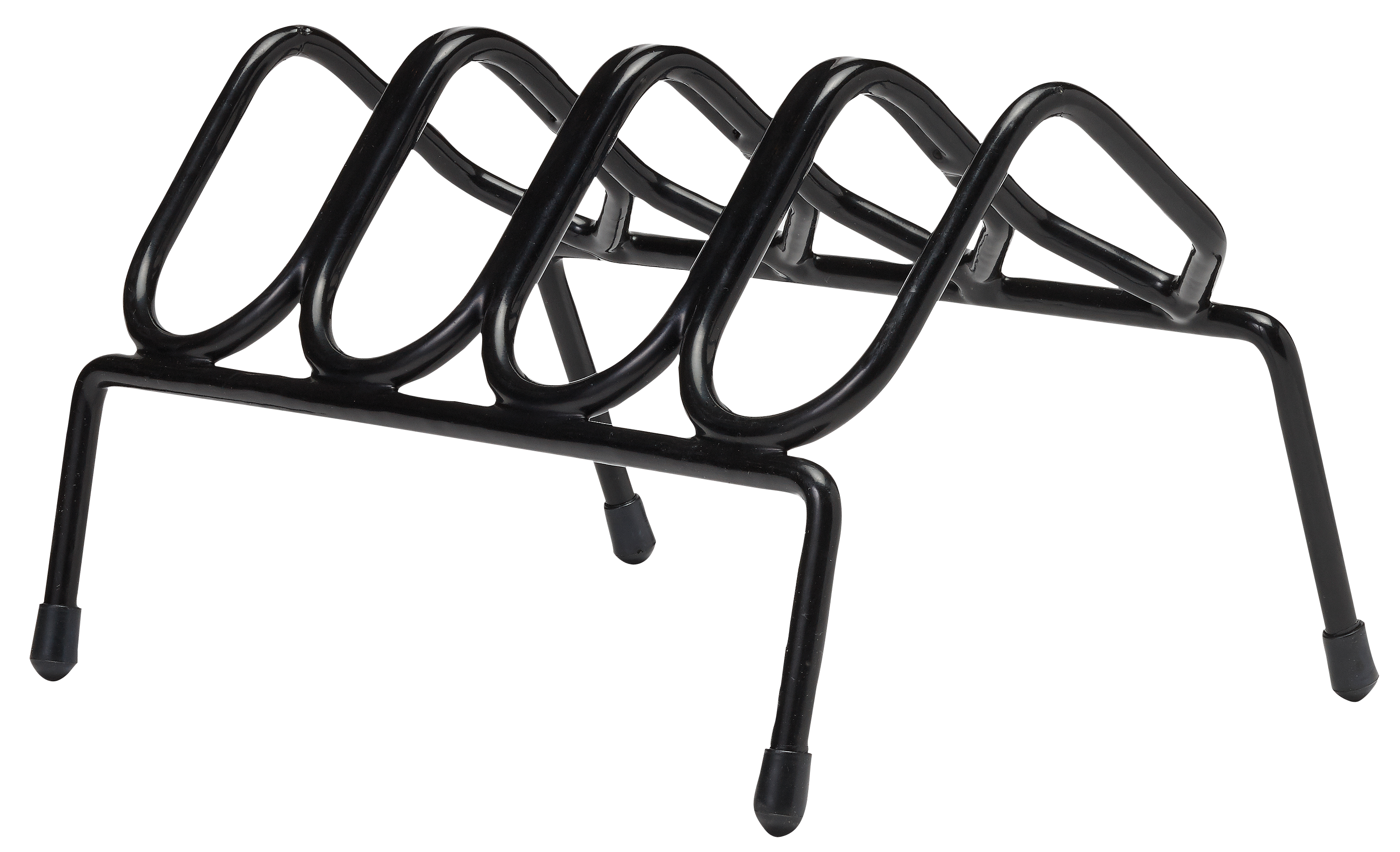 SnapSafe 75820 Pistol Rack  Black PVC Coated Steel Holds 4 Handgun