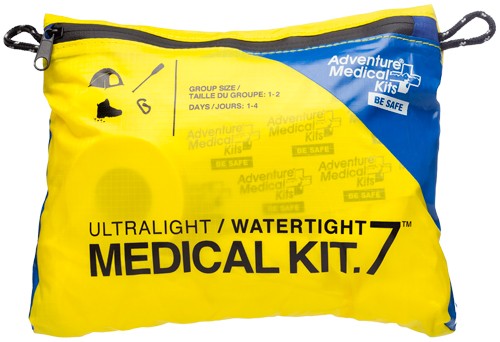 Adventure Medical Kits 01250291 Ultralight / Watertight #7 Medical Kit First Aid Watertight Yellow Nylon