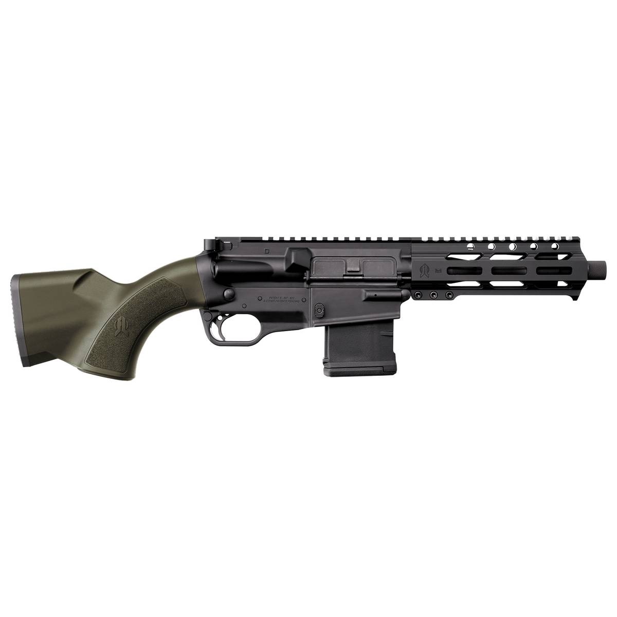FightLite SCR BANDITO Pistol - OD Green | 5.56 NATO | 7.25” Barrel | Polymer Grip & Free-Floating FightLite M-LOK Handguard