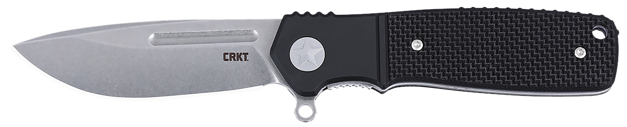 CRKT K246KXP Homefront  EDC Compact 2.91" Folding Aluminum/G10 Plain Stonewashed S35VN SS Blade, Black G10 Handle