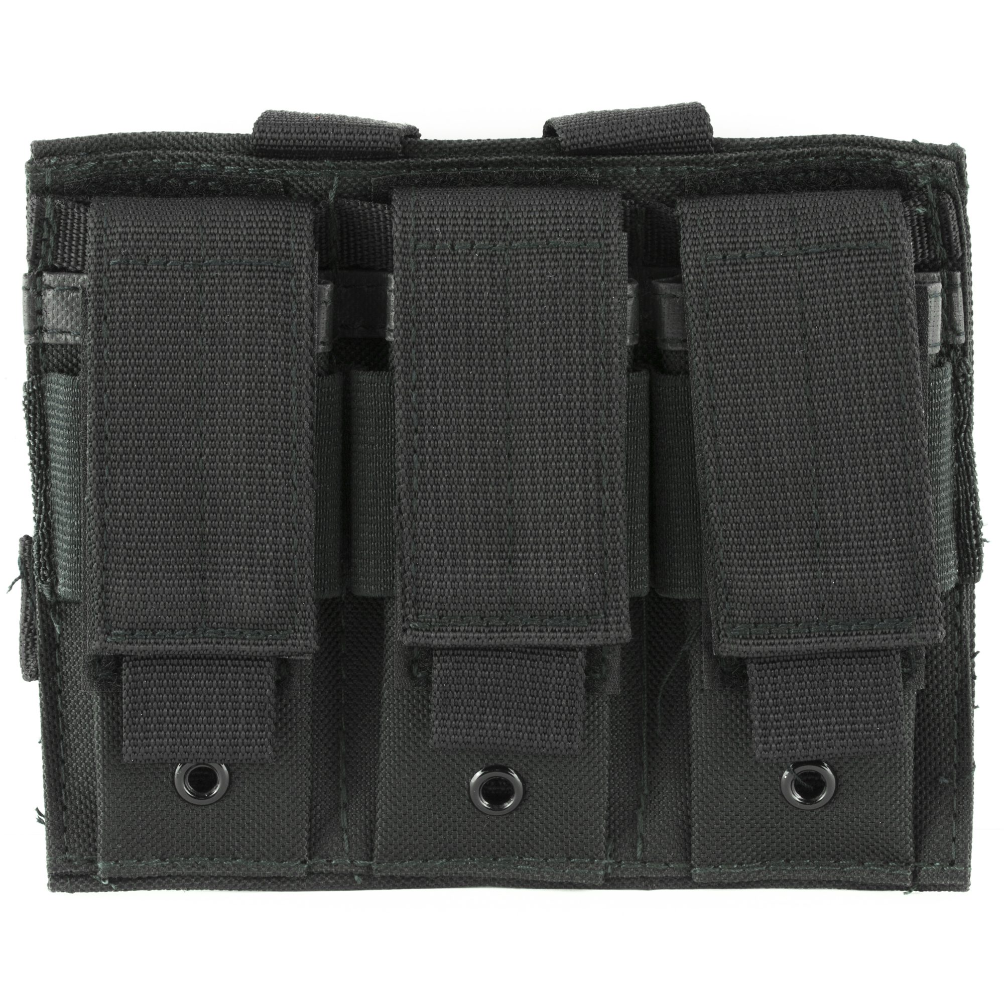 NcStar CVP3P2932B Triple Mag Pouch  Black Nylon