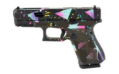 Glock G19 Gen 5 9mm 4.02in 15rd Cyan Purple Cerakote Night Theme - PA195S203 - 810105513455