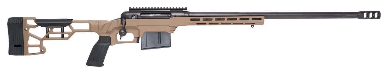 Savage 110 Precision Rifle 6.5 PRC 24 in FDE Cerakote