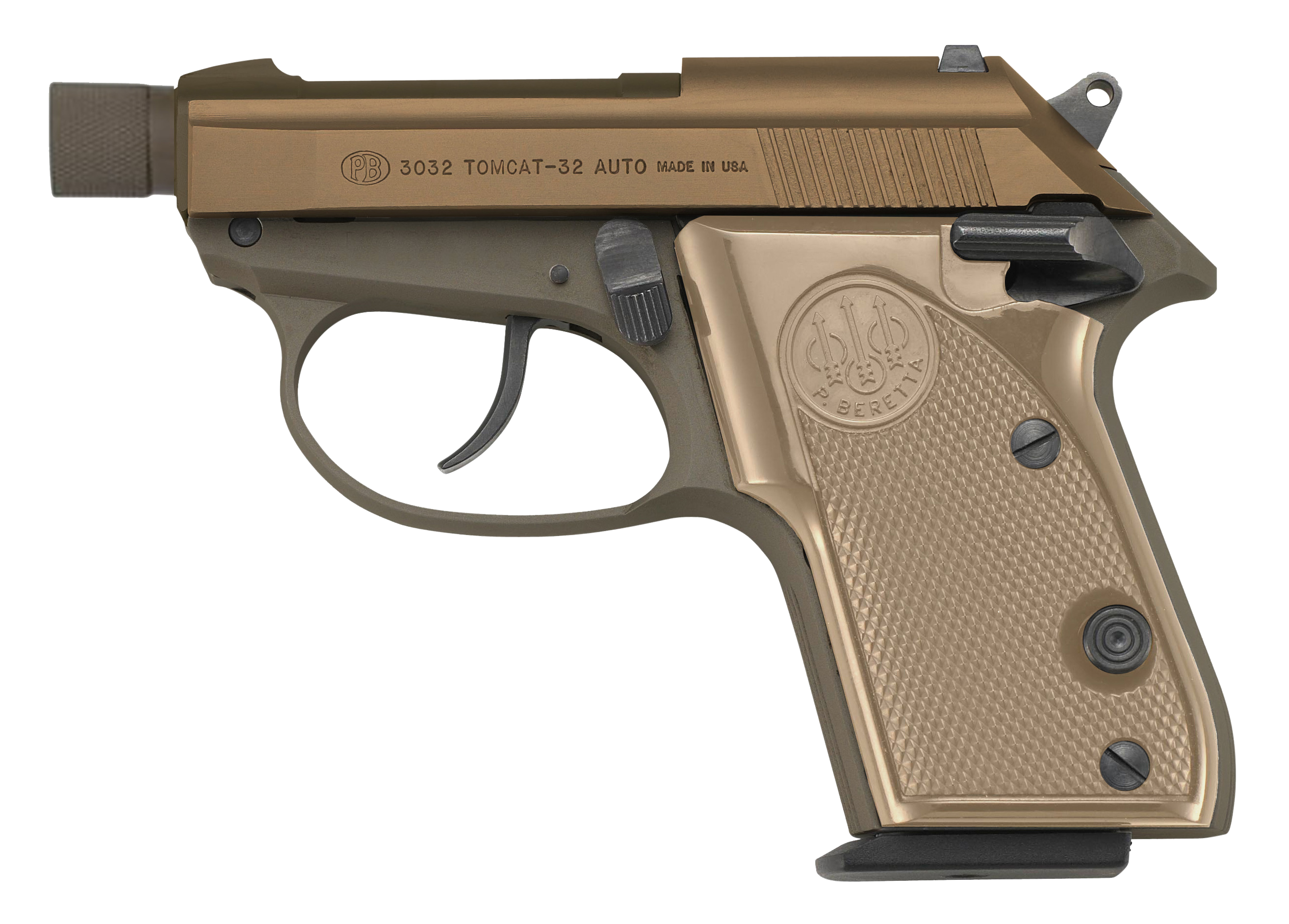 Beretta 3032 Tomcat 32 ACP 2.9 in 7 Round FDE Cerakote Micro Compact Pistol