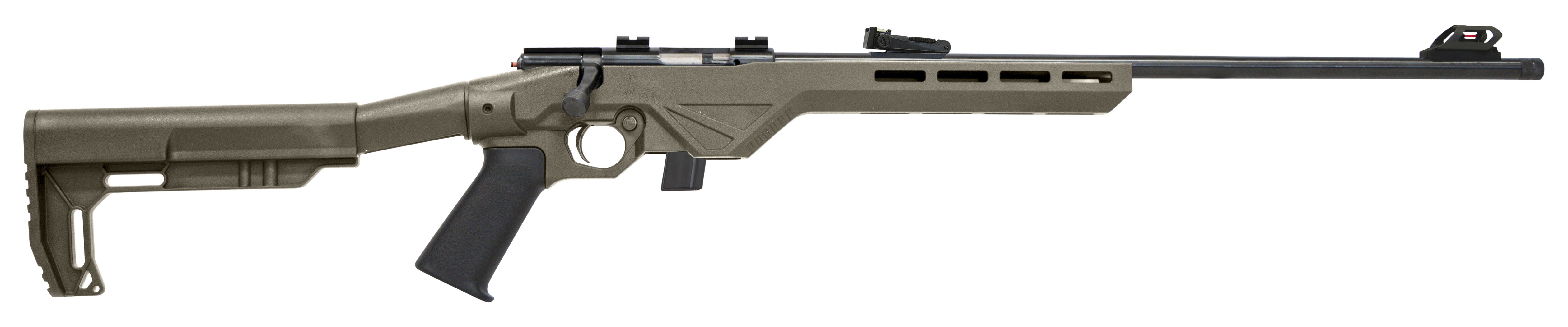 Citadel CIT22LRBLTFDE Trakr  22 LR 10+1 18" Blued Steel Barrel & Receiver, Flat Dark Earth Synthetic Stock