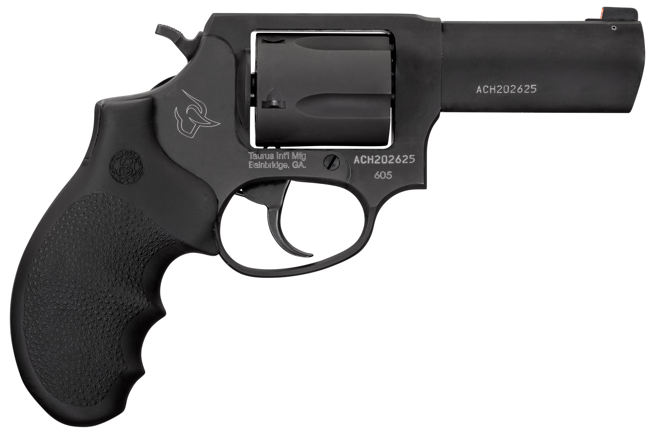 Taurus Defender 605 357 Magnum 3 Inch 5 Rounds Night Sight Hogue Grip