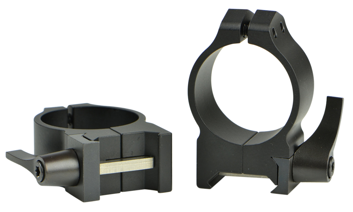 Warne Maxima Vertical Quick Detach Scope Rings 30mm Medium Matte