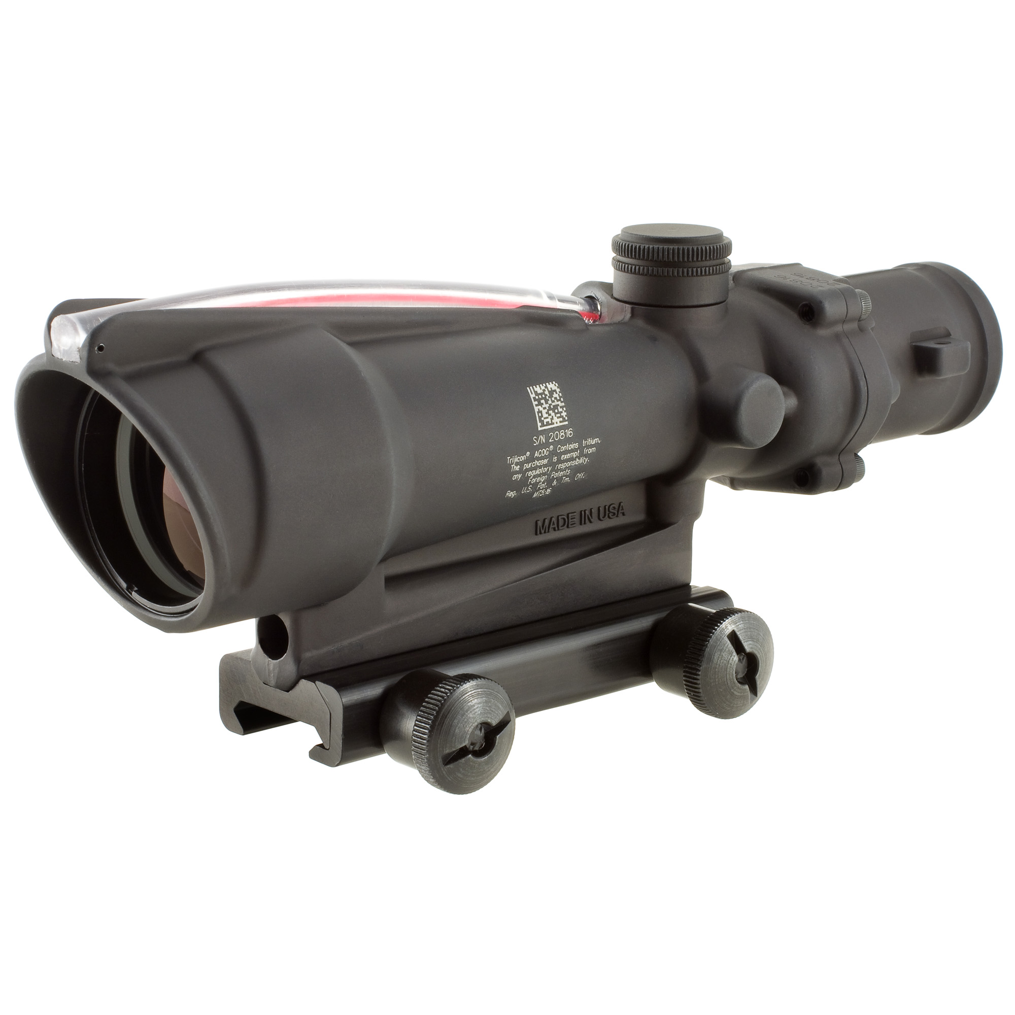 Trijicon ACOG 3.5x35 Red Horseshoe BDC .308 7.62 with TA51 Picatinny Mount - 100154 - 719307302570