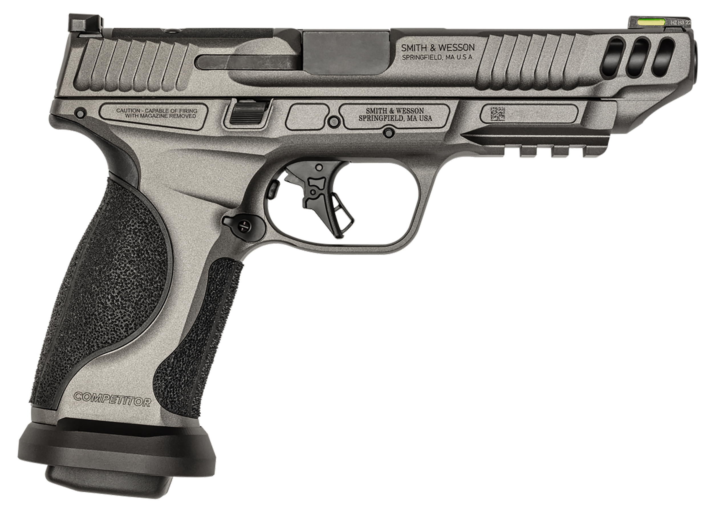 Smith & Wesson M&P9 M2.0 9mm 5 inch 17 Rounds Grey Optics Ready