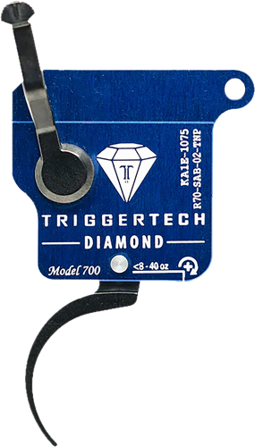 TriggerTech R70SAB02TNP Diamond  Black Curved Fits Remington 700 Right Hand