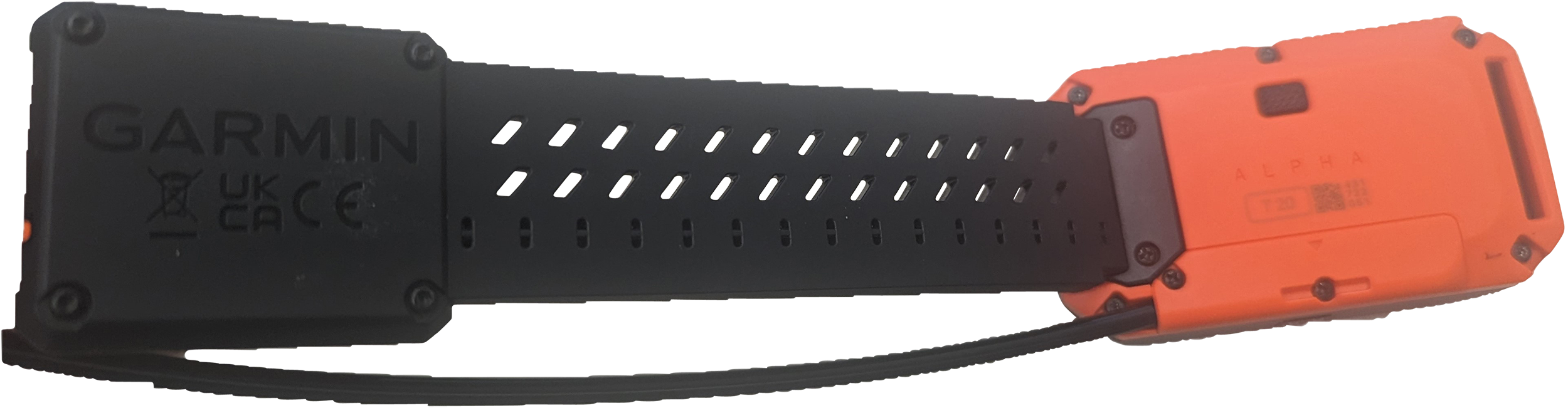 Garmin 0101302306 Flex Band Replacement For Alpha T20 Black/Orange