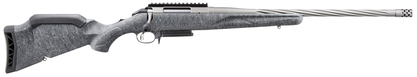 Ruger American Gen 2 243 Win 20" Gray Splatter 3rd Rds.