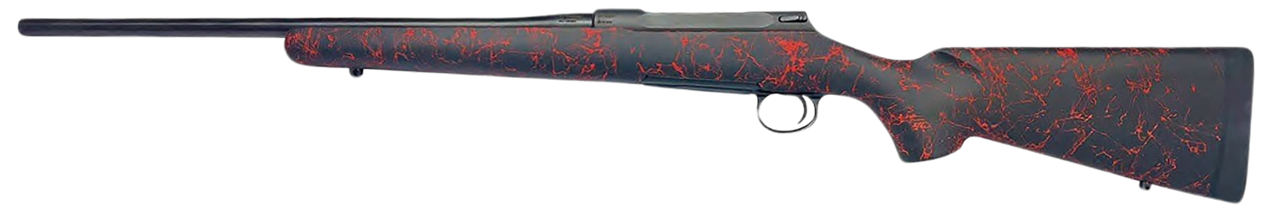 Sauer 80118093 100 Classic XT Sports South Exclusive Full Size 7mm Rem Mag 4+1 24.40" Matte Blued Steel Barrel & Drilled & Tapped Steel Receiver, Black/Red Webbing HS Precision Synthetic Stock