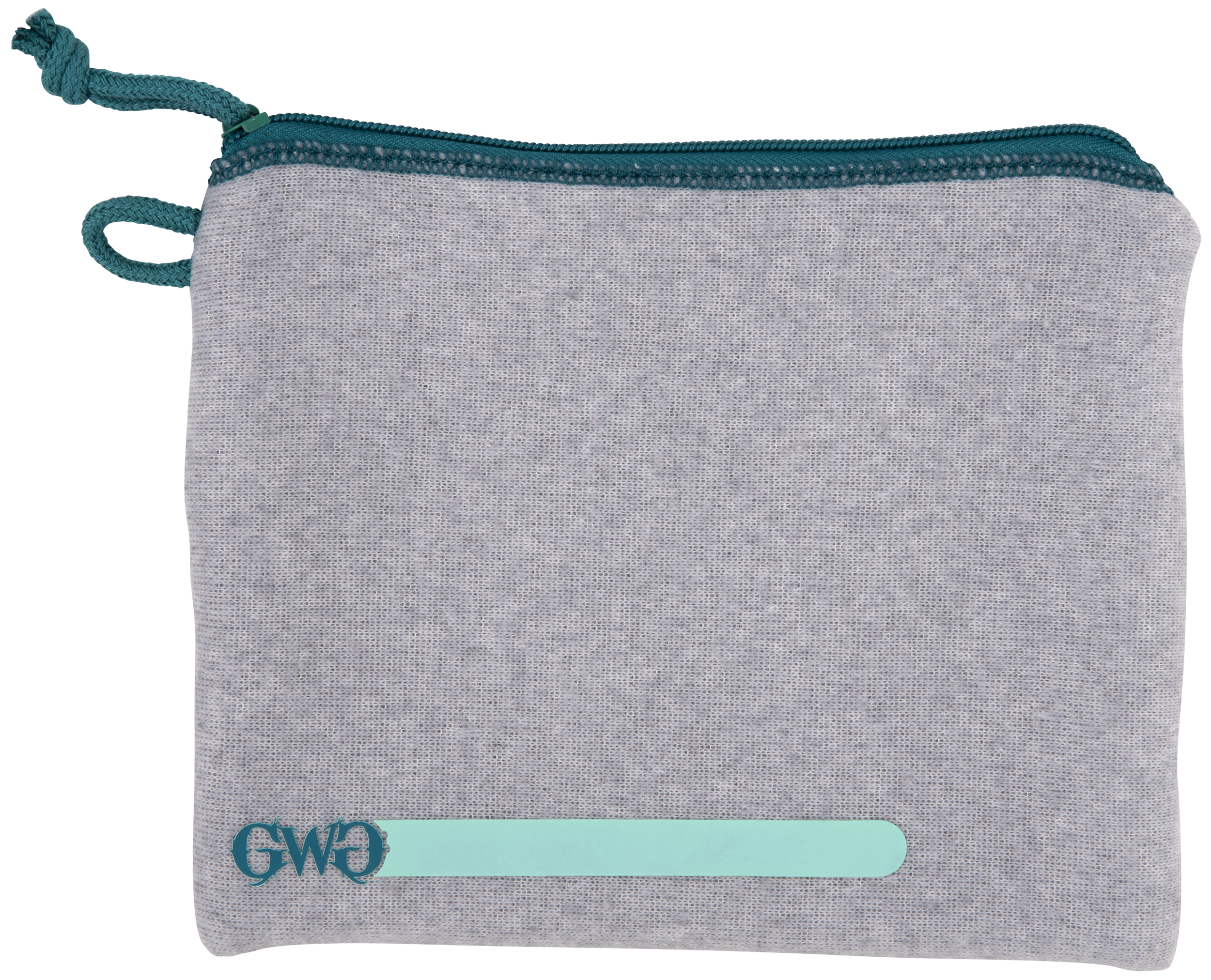 Girls With Guns 9074 Storage Pouch  Gray w/Blue Accents Polyester Holds Handgun - 9074 - 026509064947