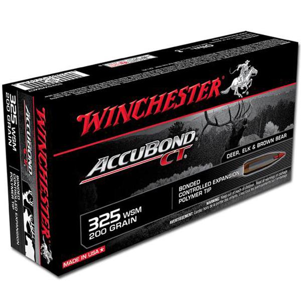 Winchester 325 WSM Nosler Accubond 200 Grain 20 Rounds