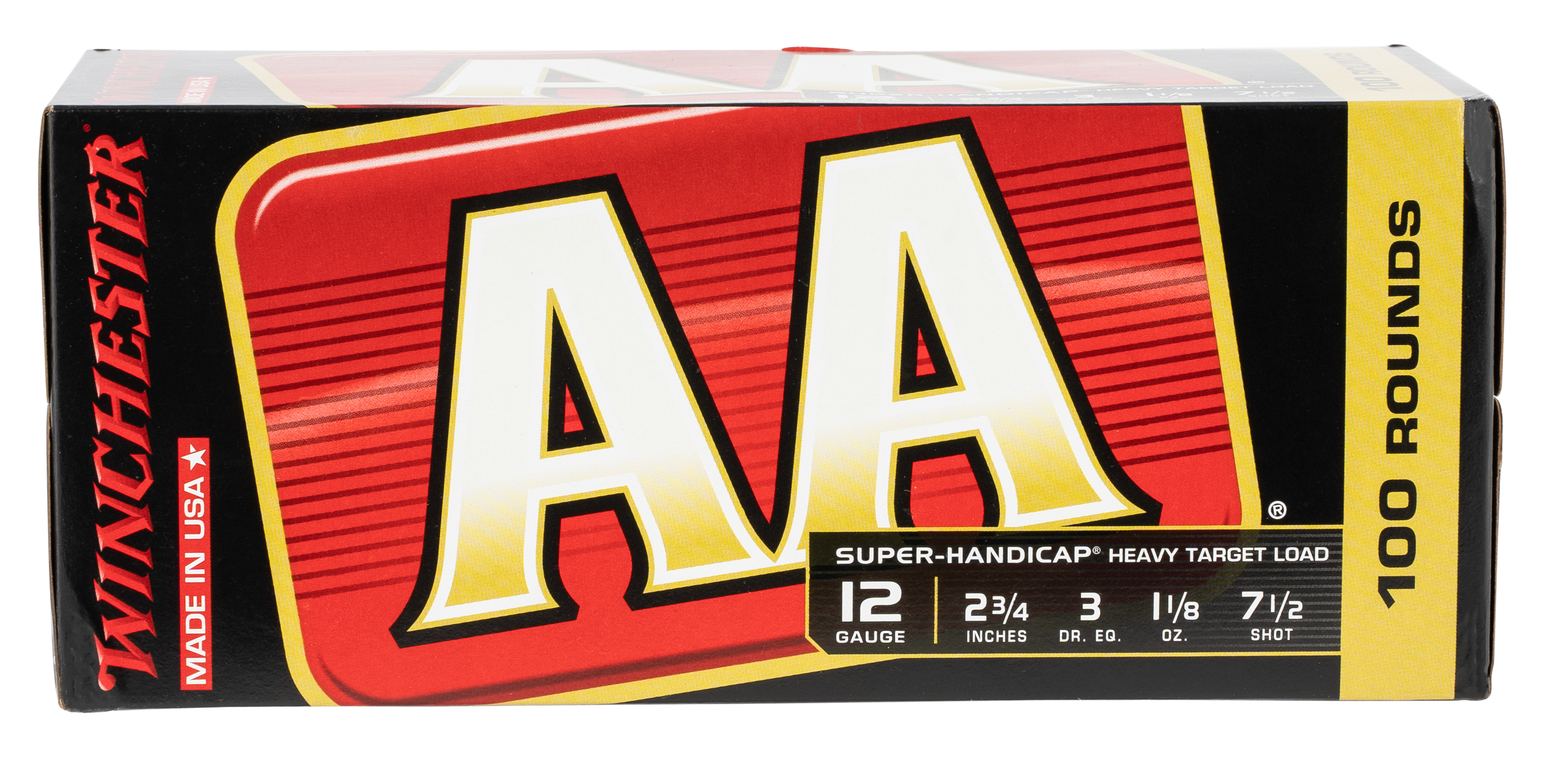 Winchester Ammo AAHA127VP AA Super Handicap Heavy Target 12Gauge 2.75" 1 1/8oz 7.5Shot 100 Bx/2 Case *Value Pack