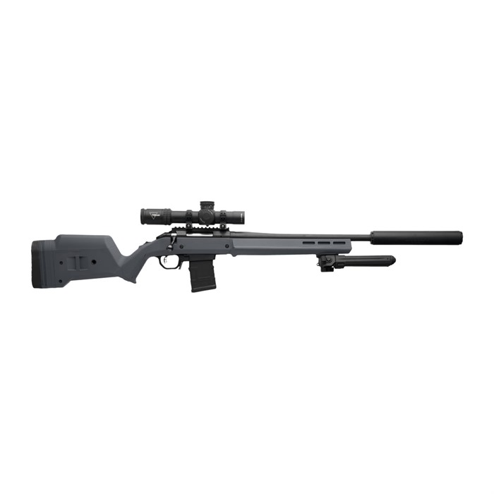 Magpul Hunter American Stock Gray Adjustable Synthetic Stock for Ruger American
